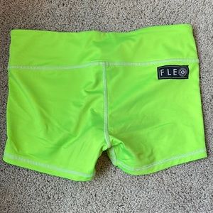 Neon green fleo doughnuts and deadlift Collab worn 2 times small
